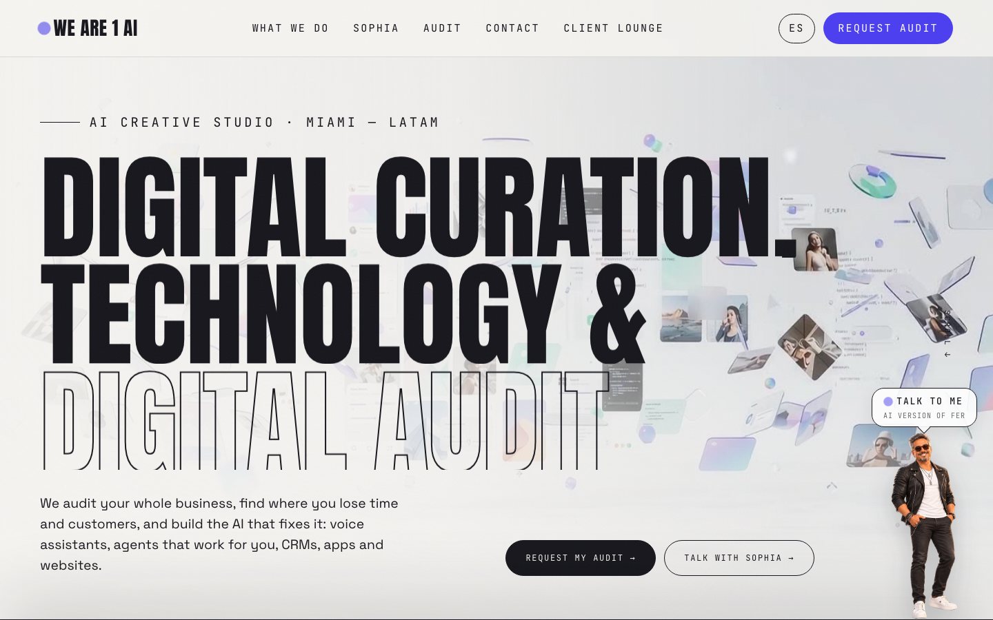 weare1ai.com home page